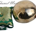 Tibetan Singing bowl handmade brass (4inch 7 metal) including free wooden mallet (strike) Silk Cushion